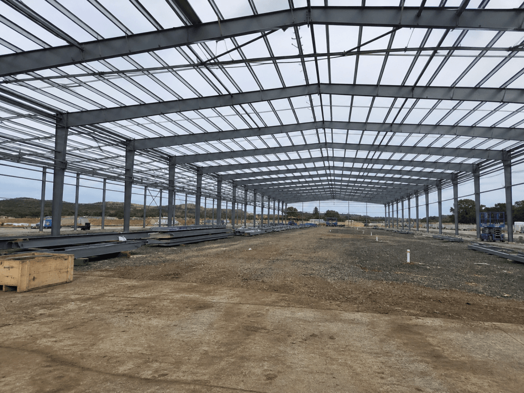 industrial steel pipe rack structure