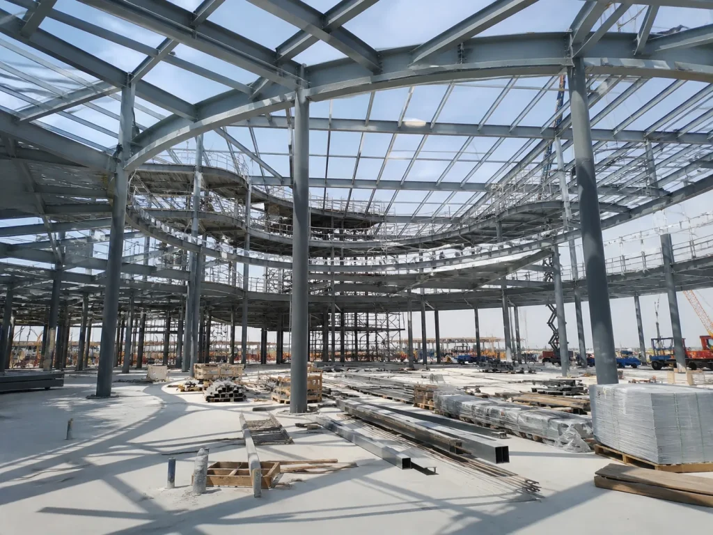 commercial steel structure in Dubai