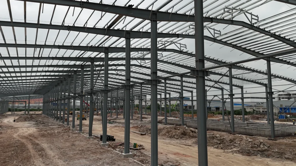 10,000 square meter steel structure industrial factory building