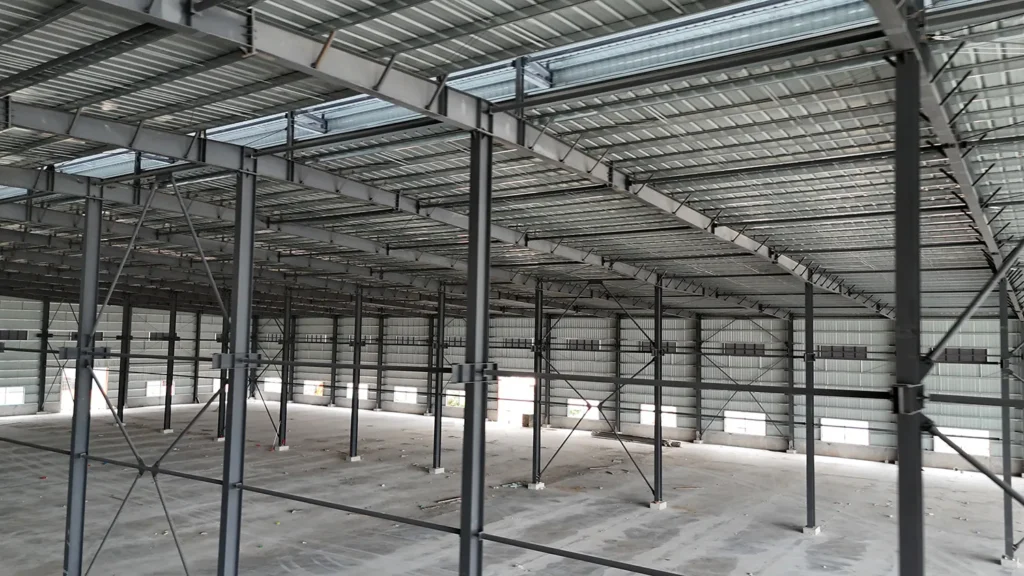 20,000 m² steel structure workshop project in Foshan China