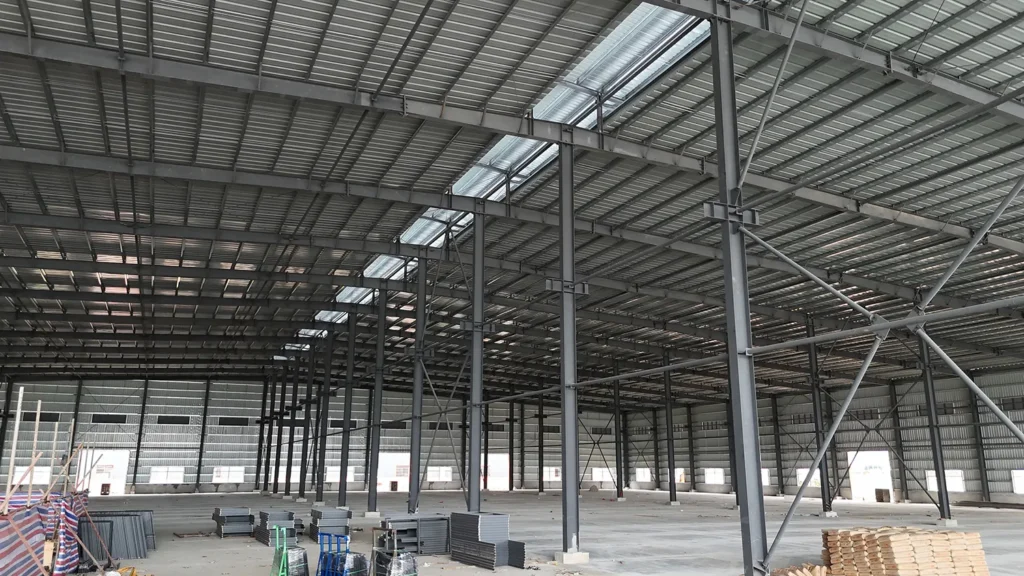 20,000 m² steel structure workshop project in Foshan China