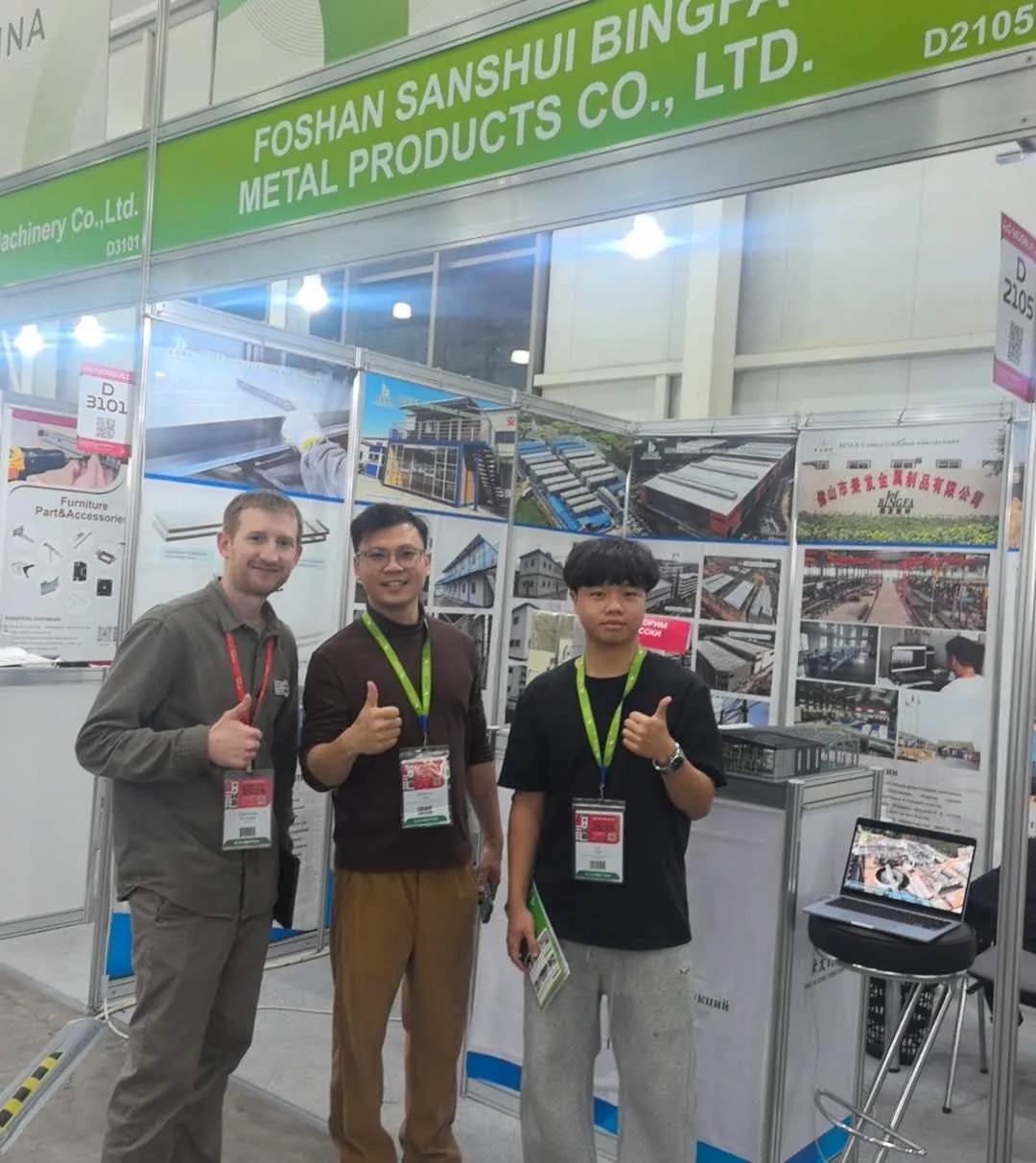 Steel structure solutions displayed at MosBuild 2026 exhibition