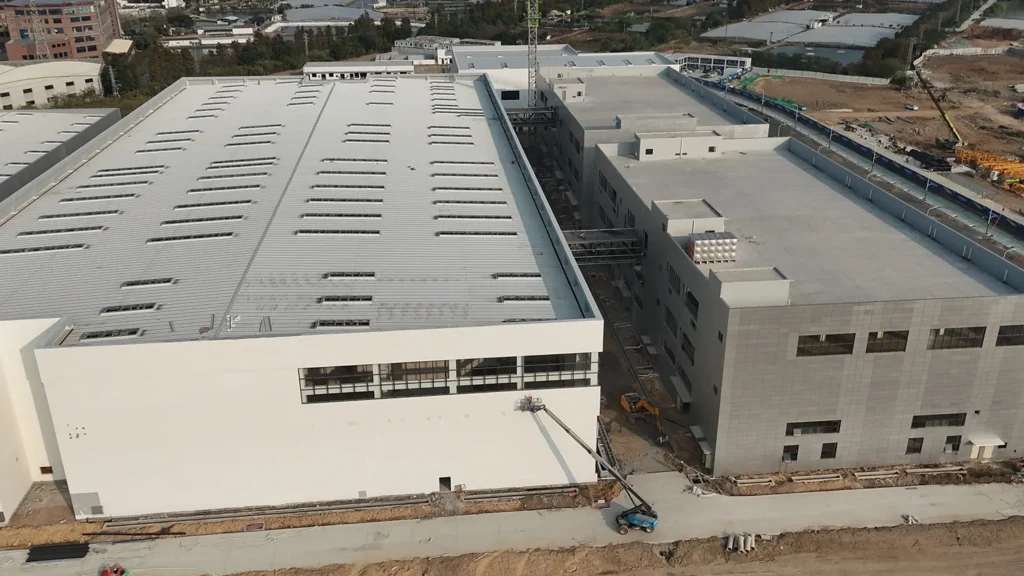 Purlins support roof and wall cladding and connect the building envelope to the main steel frame.