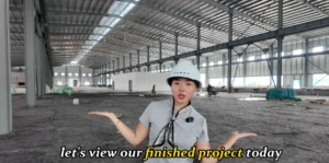 Custom steel workshop from drawings for an industrial factory project