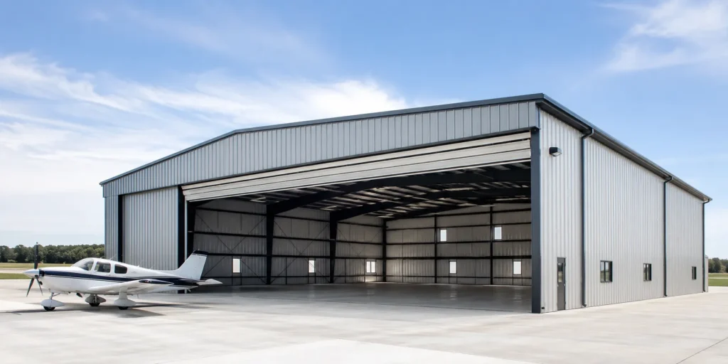 prefabricated steel aircraft hangars