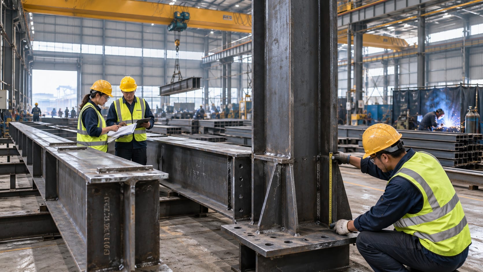 steel structure quality control