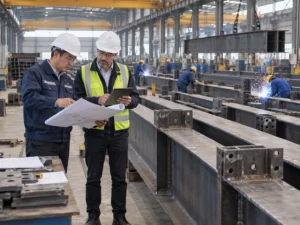 OEM steel building manufacturing with custom fabrication and drawing review